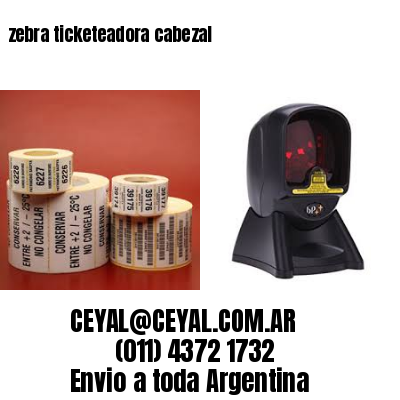zebra ticketeadora cabezal