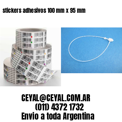 stickers adhesivos 100 mm x 95 mm