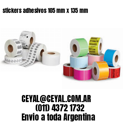 stickers adhesivos 105 mm x 135 mm