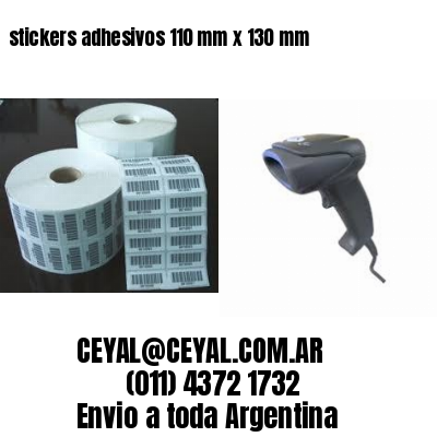 stickers adhesivos 110 mm x 130 mm