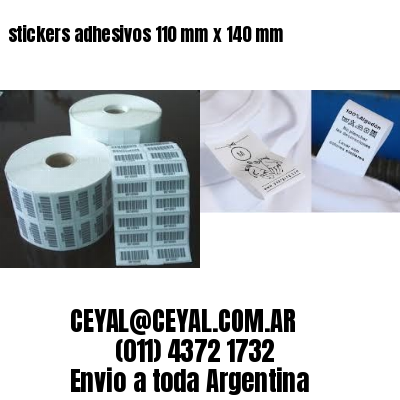 stickers adhesivos 110 mm x 140 mm