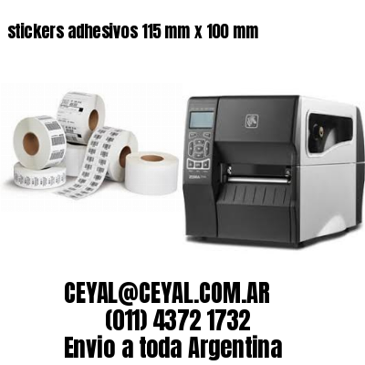 stickers adhesivos 115 mm x 100 mm