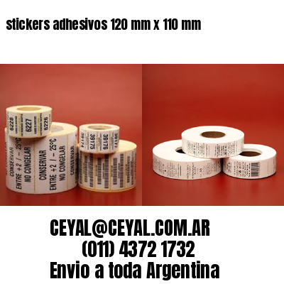 stickers adhesivos 120 mm x 110 mm