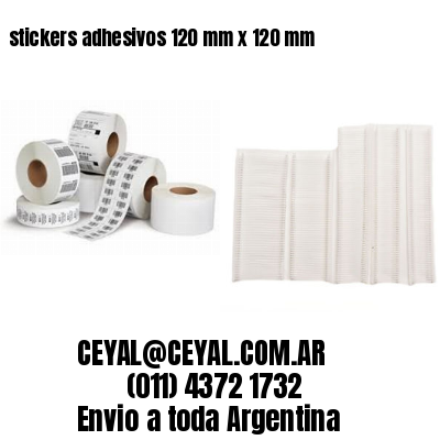 stickers adhesivos 120 mm x 120 mm