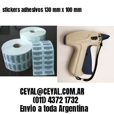 stickers adhesivos 130 mm x 100 mm