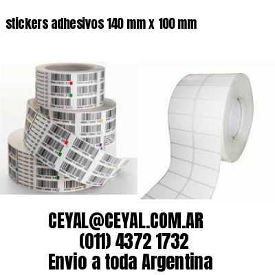 stickers adhesivos 140 mm x 100 mm