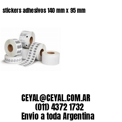 stickers adhesivos 140 mm x 95 mm