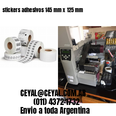 stickers adhesivos 145 mm x 125 mm