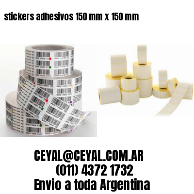 stickers adhesivos 150 mm x 150 mm
