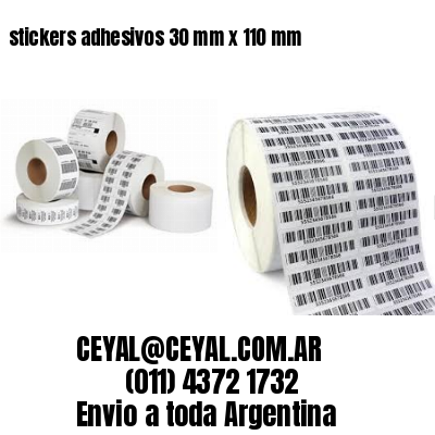 stickers adhesivos 30 mm x 110 mm