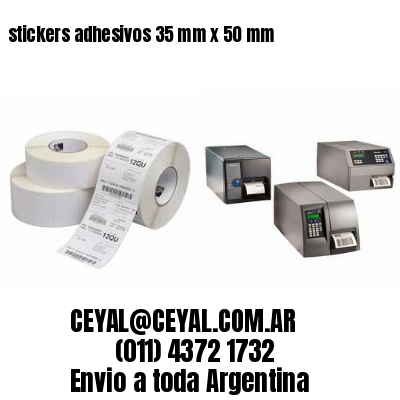 stickers adhesivos 35 mm x 50 mm
