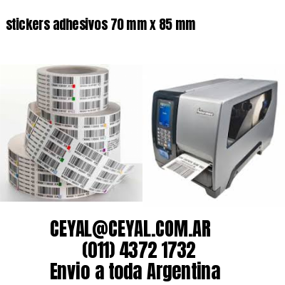 stickers adhesivos 70 mm x 85 mm