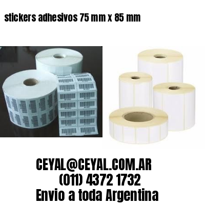 stickers adhesivos 75 mm x 85 mm