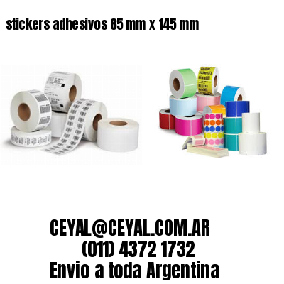 stickers adhesivos 85 mm x 145 mm