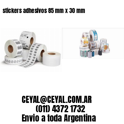 stickers adhesivos 85 mm x 30 mm