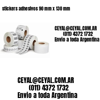 stickers adhesivos 90 mm x 130 mm