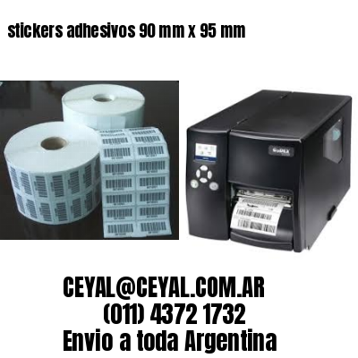 stickers adhesivos 90 mm x 95 mm