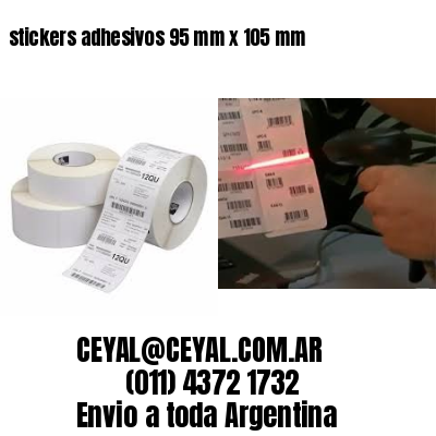 stickers adhesivos 95 mm x 105 mm