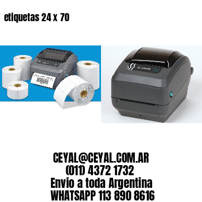 etiquetas 24 x 70