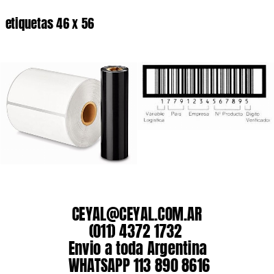 etiquetas 46 x 56