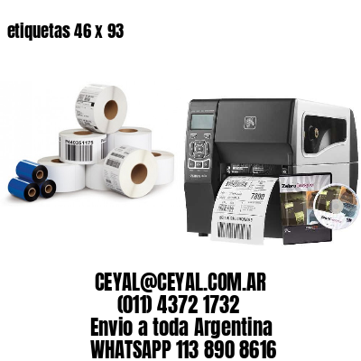 etiquetas 46 x 93