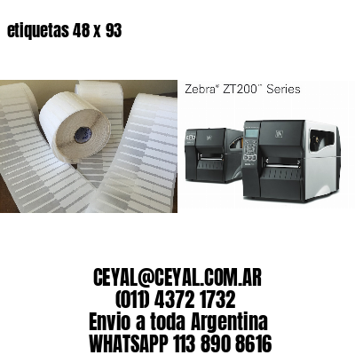 etiquetas 48 x 93