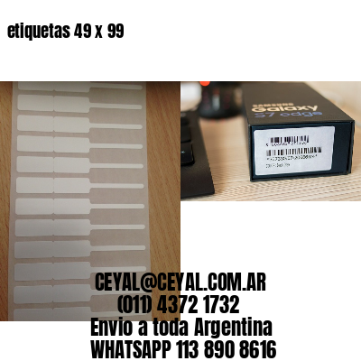 etiquetas 49 x 99