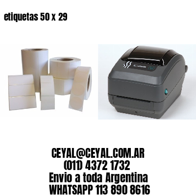 etiquetas 50 x 29