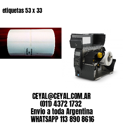 etiquetas 53 x 33