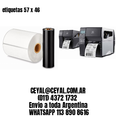 etiquetas 57 x 46