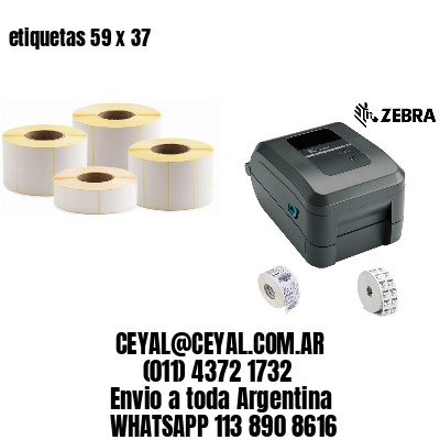 etiquetas 59 x 37