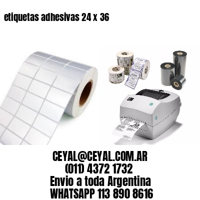etiquetas adhesivas 24 x 36