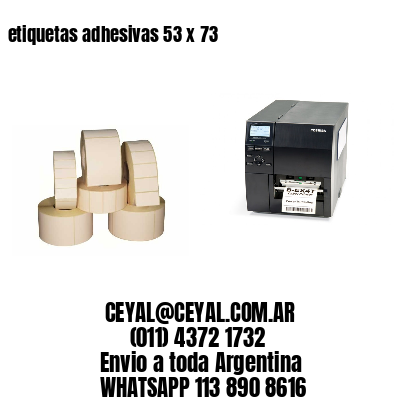 etiquetas adhesivas 53 x 73