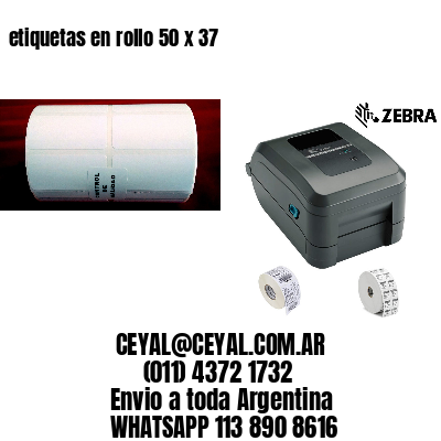 etiquetas en rollo 50 x 37