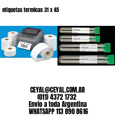 etiquetas termicas 31 x 45