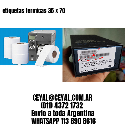 etiquetas termicas 35 x 70