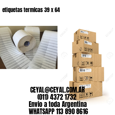 etiquetas termicas 39 x 64