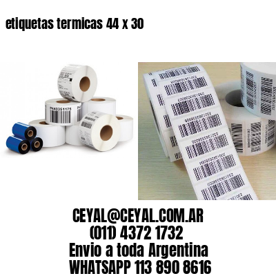 etiquetas termicas 44 x 30