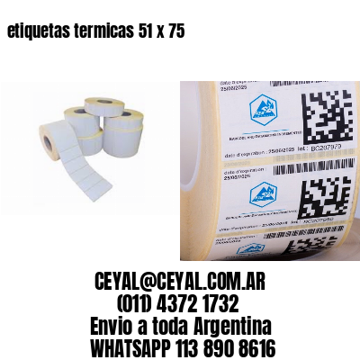 etiquetas termicas 51 x 75