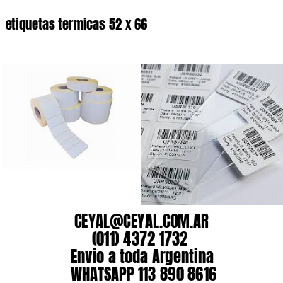etiquetas termicas 52 x 66