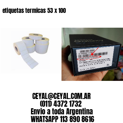 etiquetas termicas 53 x 100