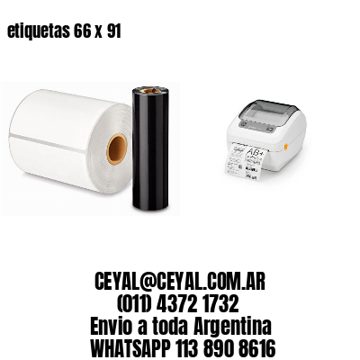 etiquetas 66 x 91