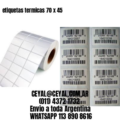 etiquetas termicas 70 x 45