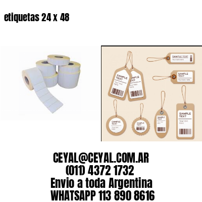 etiquetas 24 x 48