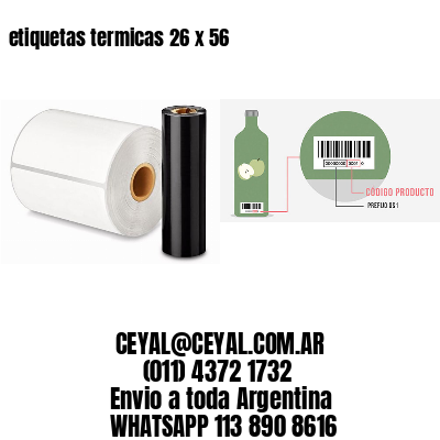 etiquetas termicas 26 x 56