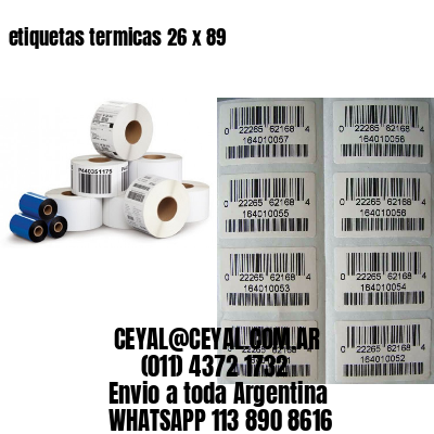 etiquetas termicas 26 x 89