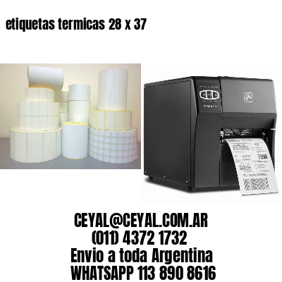etiquetas termicas 28 x 37