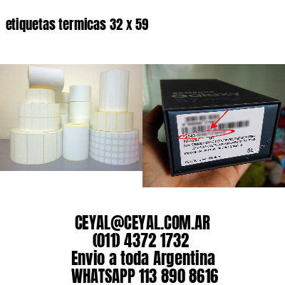 etiquetas termicas 32 x 59