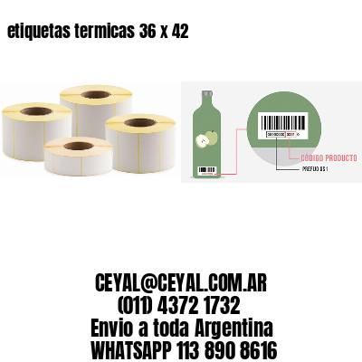 etiquetas termicas 36 x 42