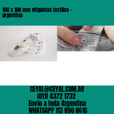 100 x 100 mm etiquetas textiles – argentina